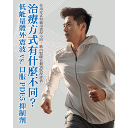 三高造成勃起障礙與低能量震波改善機制